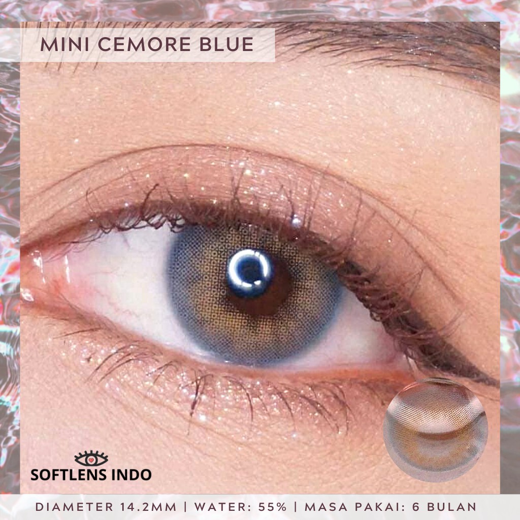 

Softlens Kitty kawaii mini cemore blue/ biru