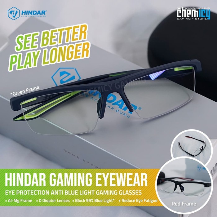 HINDAR Gaming Eyewear / Glasses Anti Blue Light