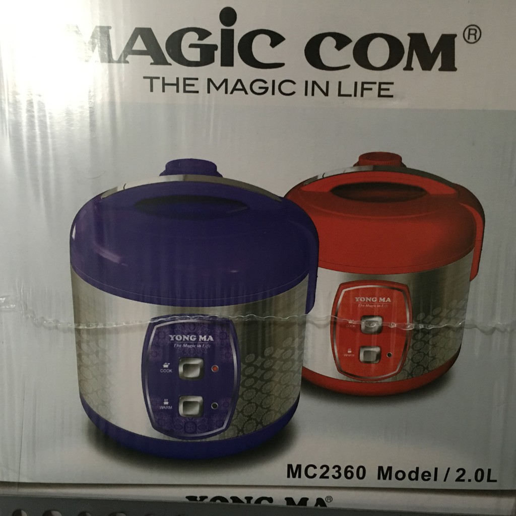 MAGIC COM YONGMA 2 Liter MC2360 Rice Cooker Warmer Stainless