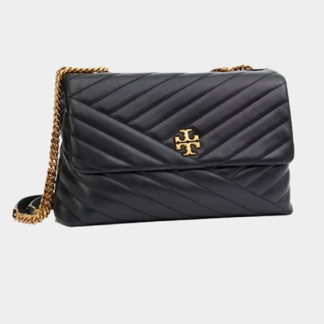 Tory Burch Kira Chevron Convertible Shoulder Bag TB Original Tas