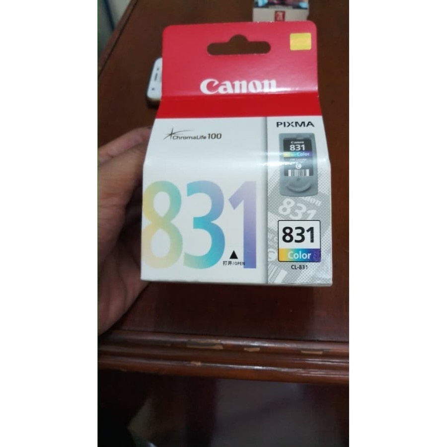 EXPIRED Tinta Cartridge Canon CL 831 Color 100% Original CL831 WARNA