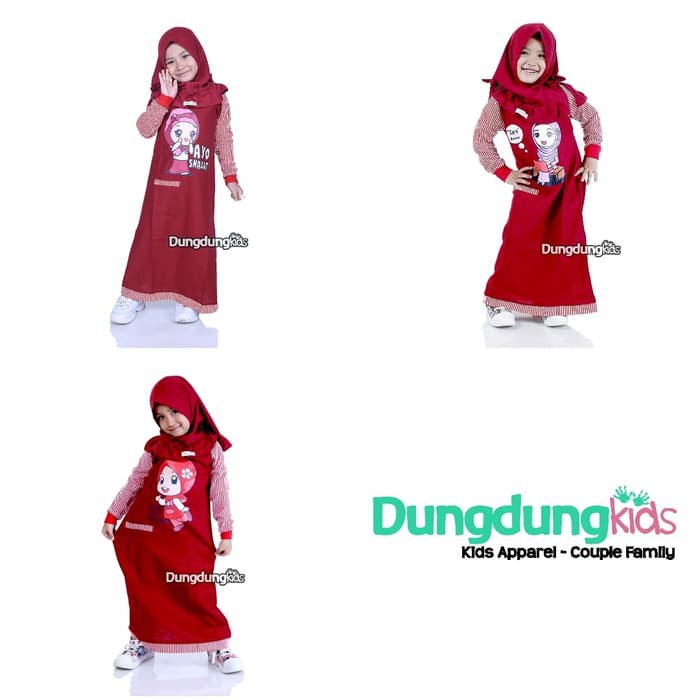 Grosir Abaya Anak syari Terbaru Gamisanak Anak Perempuan Murah Bajuanak MQ610 Baju Muslim Anak Perem