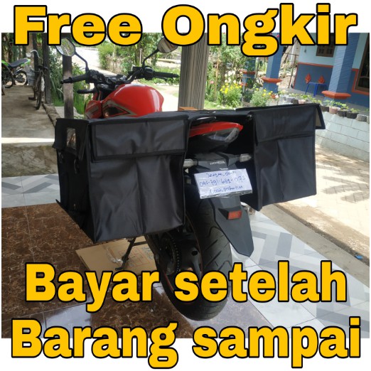 tas obrok kurir motor besar jumbo / TAS OBROK / TAS POS MOTOR / TAS SALES ( MERK FRES DAN GOLDEN )