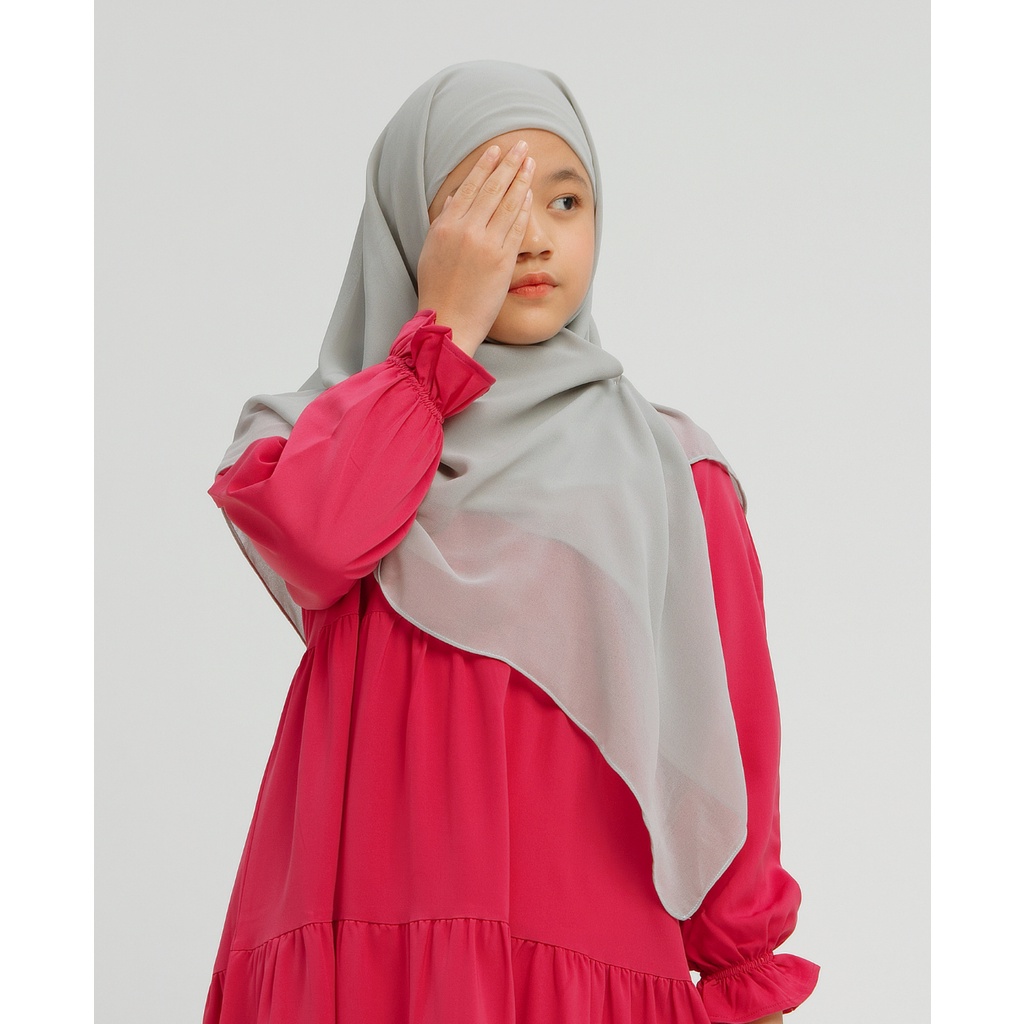 Cottoncut Haura Instan Hijab Kids Hijab Instant Square with Inner