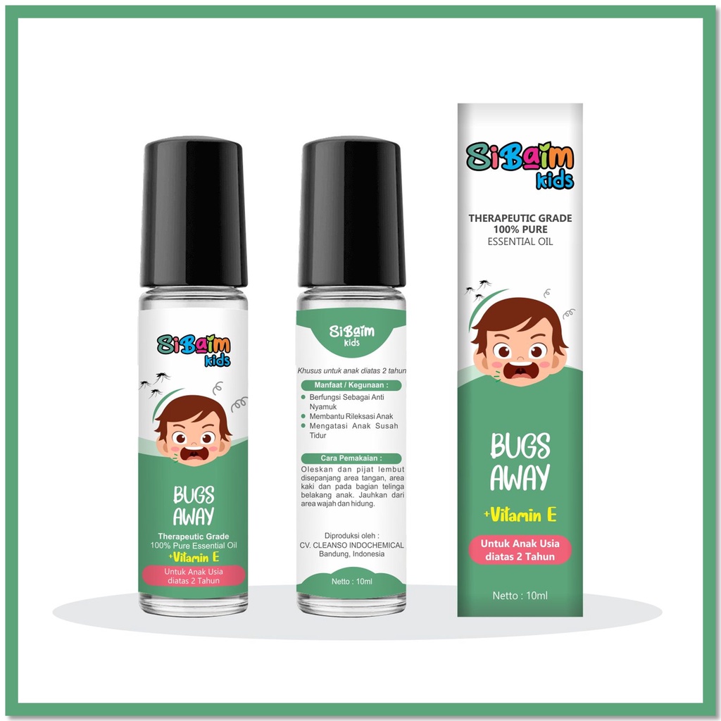 Menjaga Anak Dari Gigitan Nyamuk - SIBAIM KIDS BUGS AWAY Essential Oil 10ml by psikopediastore