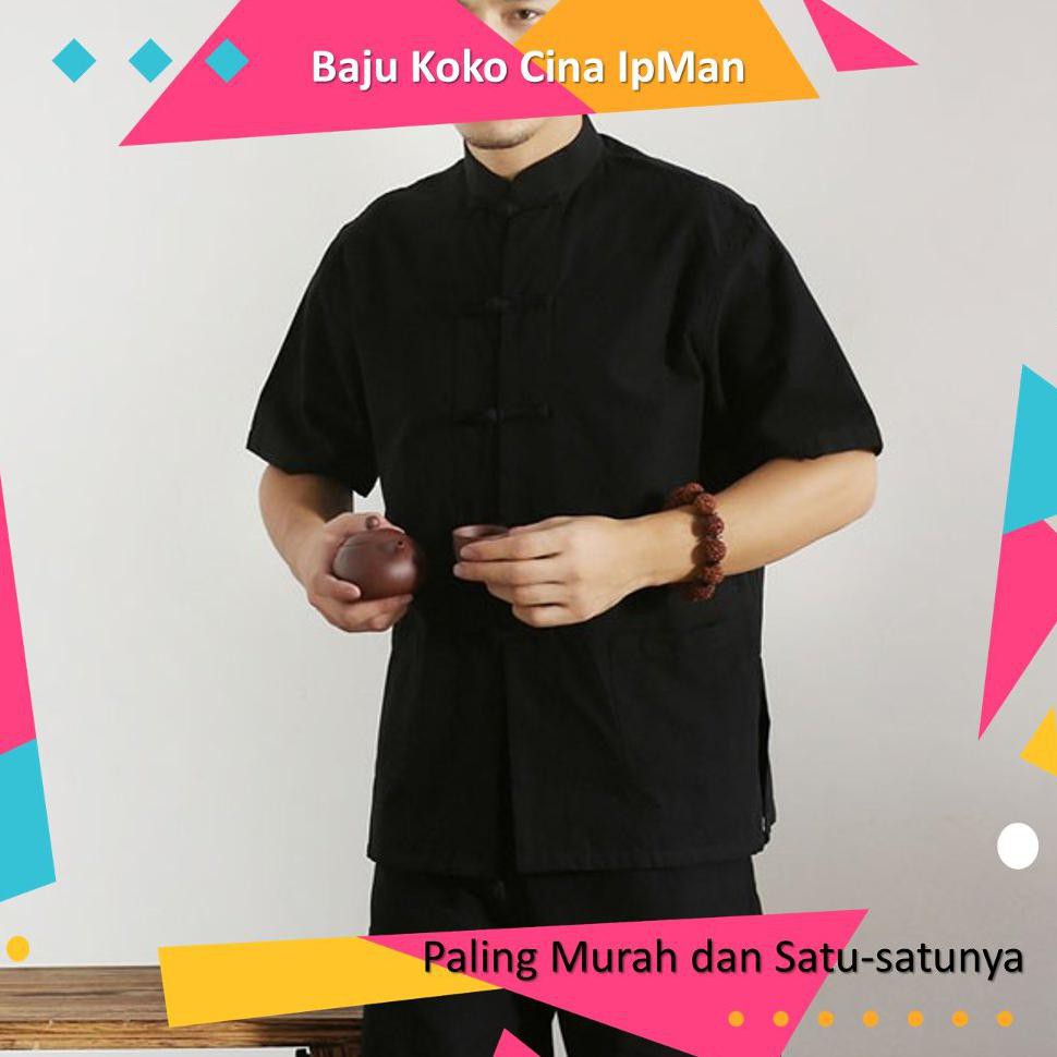 Termurah Langka Baju Ip Man Kungfu Tradisional Pendek M Sampai Xl
