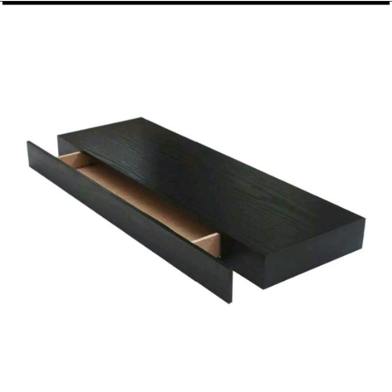 rak dinding ambalan gantung 1 laci 60x15x5