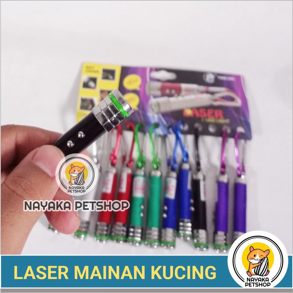 Mainan Kucing Laser Pointer Sinar Lampu