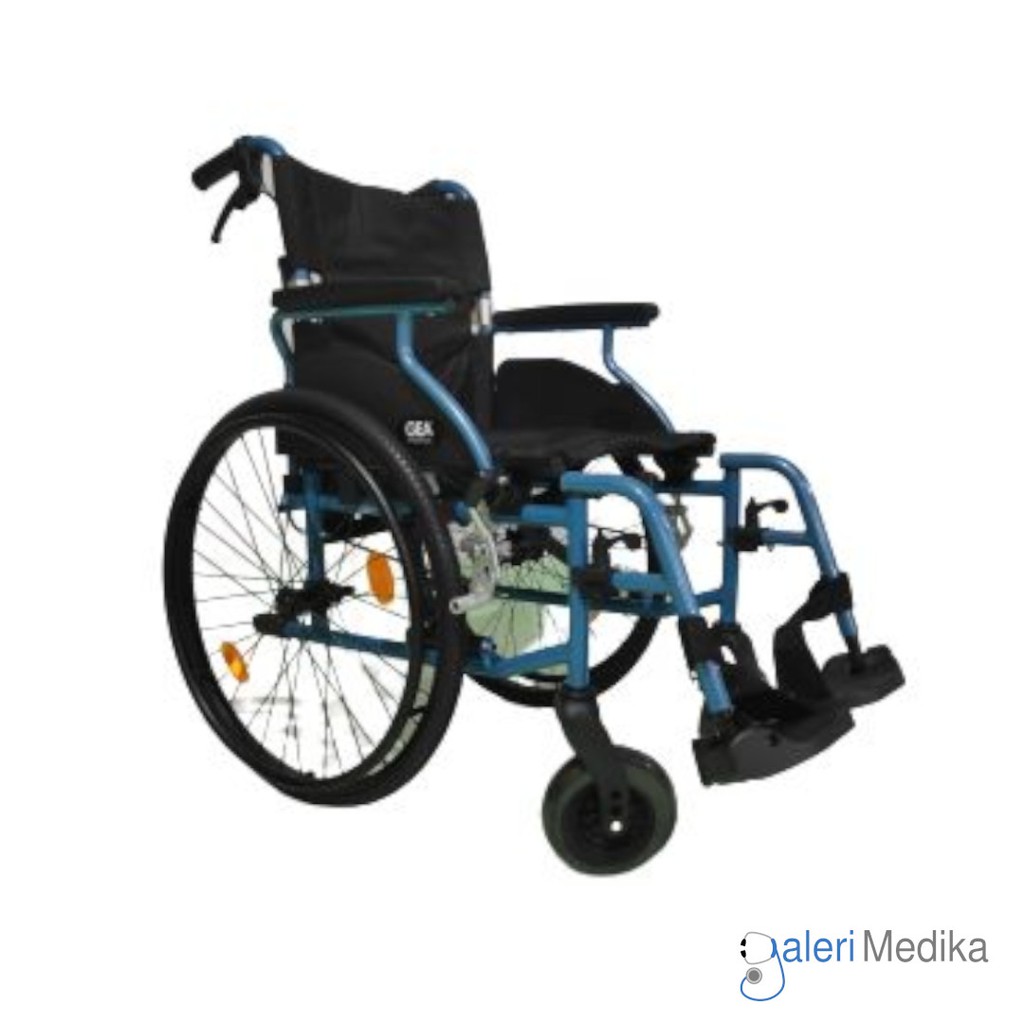 Kursi Roda GEA AL-006 / AL006 / AL 006 Aluminium Wheelchair - Kursi Roda Alumunium