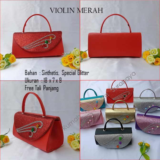 Tas Termurah,Tas Bagus,Tas Unik,VIOLIN MERAH