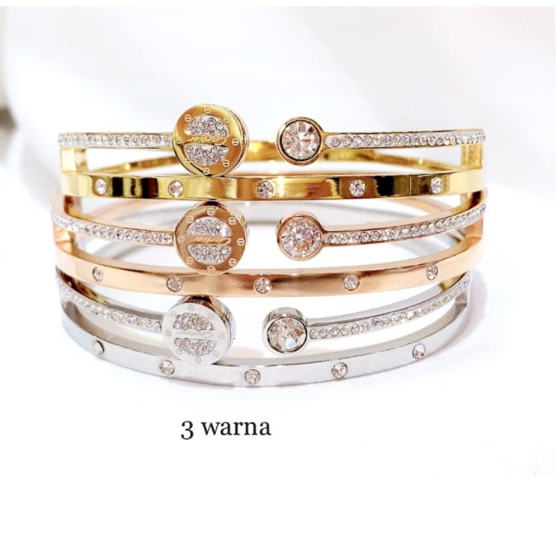 Gelang Titanium asli Anti Karat Anti Alergi Premium Quality Harga Perpcs Bahan Tebal Premium Quality Anti karat anti alergi Bracelet Stainless Steel ori 827