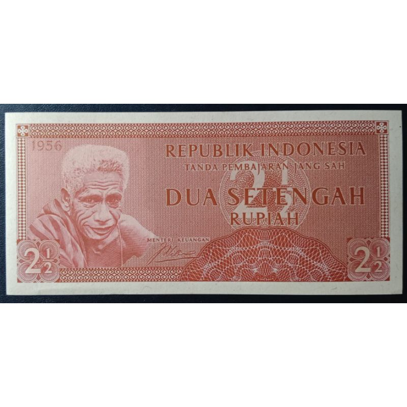 UANGKUNO 2.5 RUPIAH SUKUBANGSA THN 1956