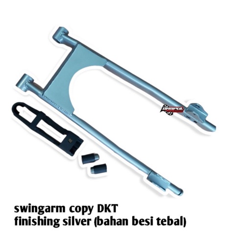 SWING ARM RX KING COPI DKT BAHAN BESI RX SPESIAL FINISHING SILVER GASPOL RACING