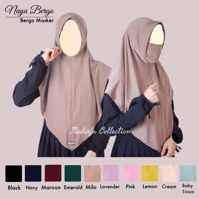 Hijab Instan Masker Naya Bergo