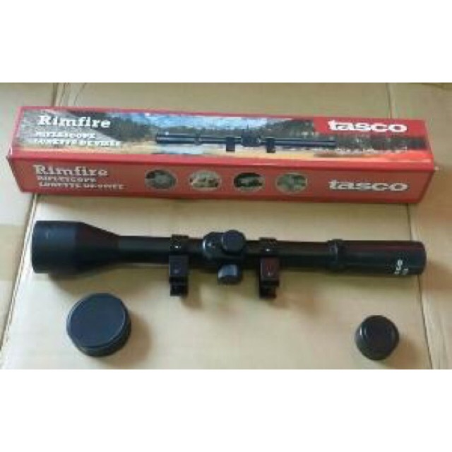 TelesTeleskop Tasco 4x20wa 4x20 wa - RifleScope - Telescope Senapan Angin Tasco 4x20wa