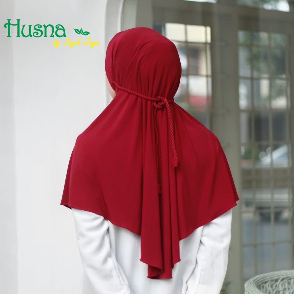 Bergo Maryam Ropel Tali Jersey Premium Zara Husna