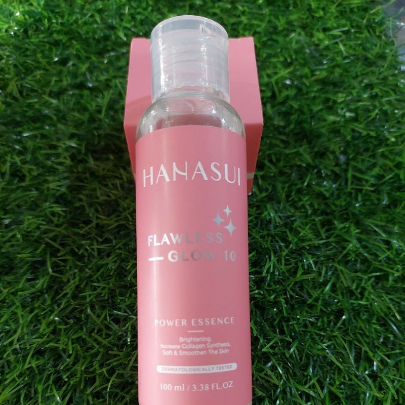 PAKET HANASUI FLAWLESS 10 (PINK) (ESSENCE+DAY+NIGHT+GENTLE WASH)