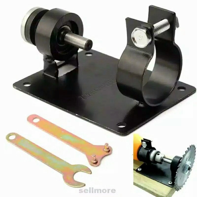Dudukan Bor Adaptor / Drill Table Stand / Dudukan Bor Meja Gerinda Stand Holder Portable Bracket