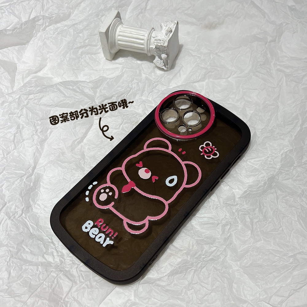 Ins Casing iPhone 14 14pro 14max 14prm 13 13pro 13prm 11 7Plus 8Plus Xr XS Max 12pro Max Motif Hitam Putih