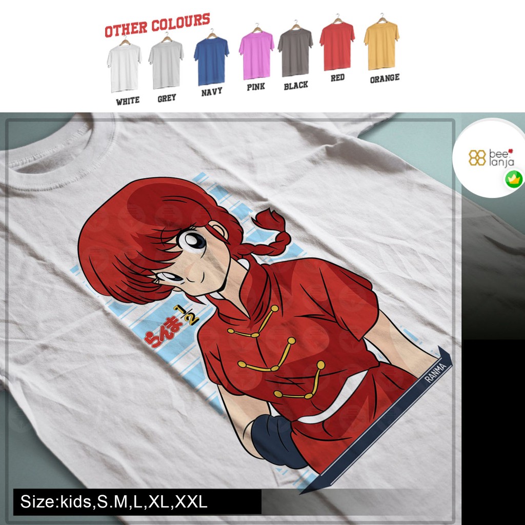 C/284 Kaos Anak Ranma Anime Premium T-shirt