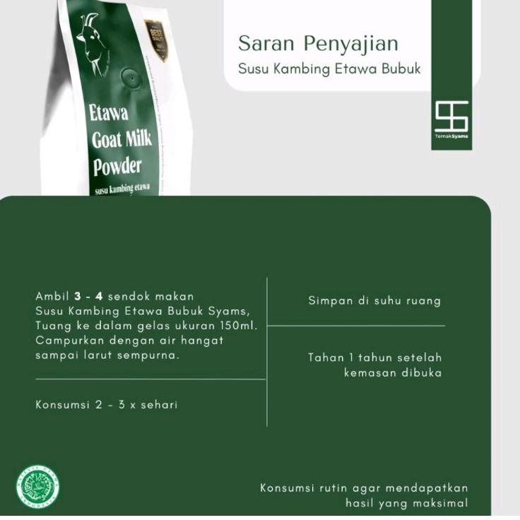 

Recommended Susu Kambing etawa Bubuk Murni 1kg***