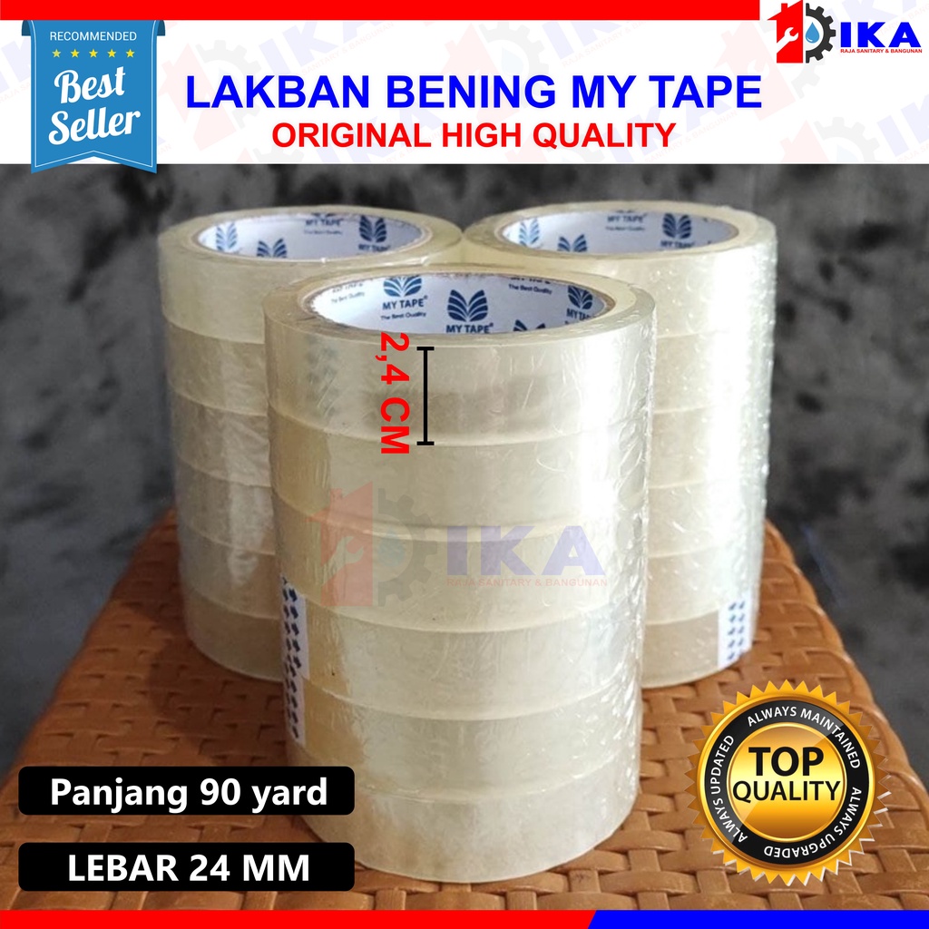 ISOLASI BENING 1&quot; INCH 24MM X 100Y BODHI TAPE LAKBAN BENING ISOLASI BENING