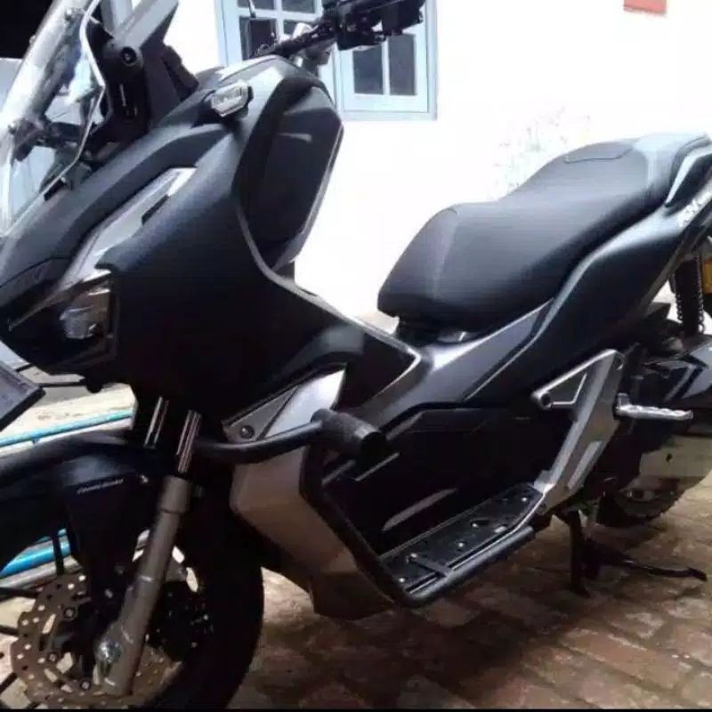 Crashbar Honda ADV 150 / ADV 160 plus jalu slider agna, Tubular ADV 150 dan ADV 160 model samping pl
