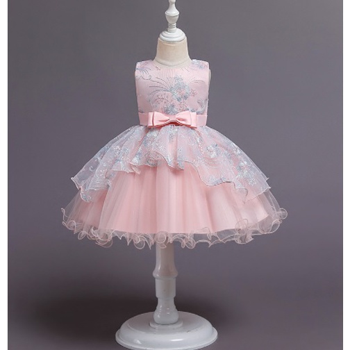 DRESS PESTA ANAK PEREMPUAN IMPORT / BAJU PESTA ANAK TUTU UNTUK USIA 0-2TAHUN