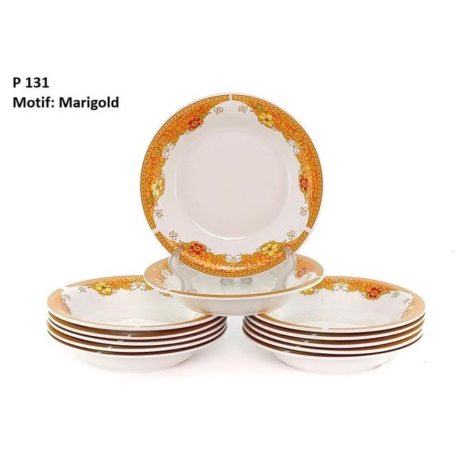 VICenZa piring Lontong / piring makan 9inch (1lusin) P131