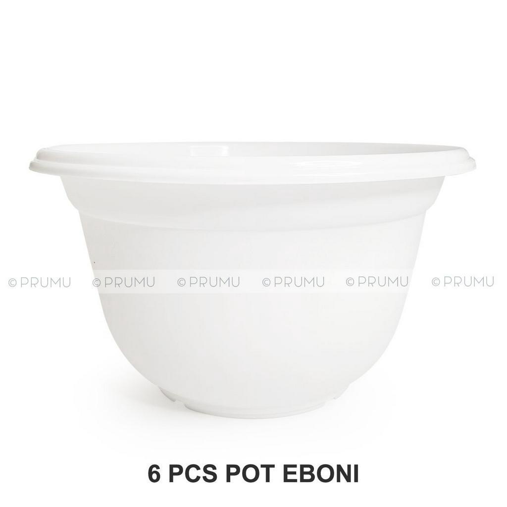 Grosir Pot Bunga 33 cm - Pot Plastik Tanaman - Pot Tanaman - Pot Buah - Tabulampot - Clio Eboni 33