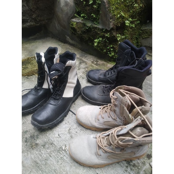 Sepatu PDL tactical PM TNI murah second