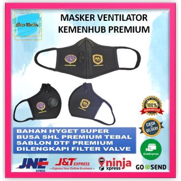 MASKER VENTILATOR KEMENHUB DISHUB PREMIUM