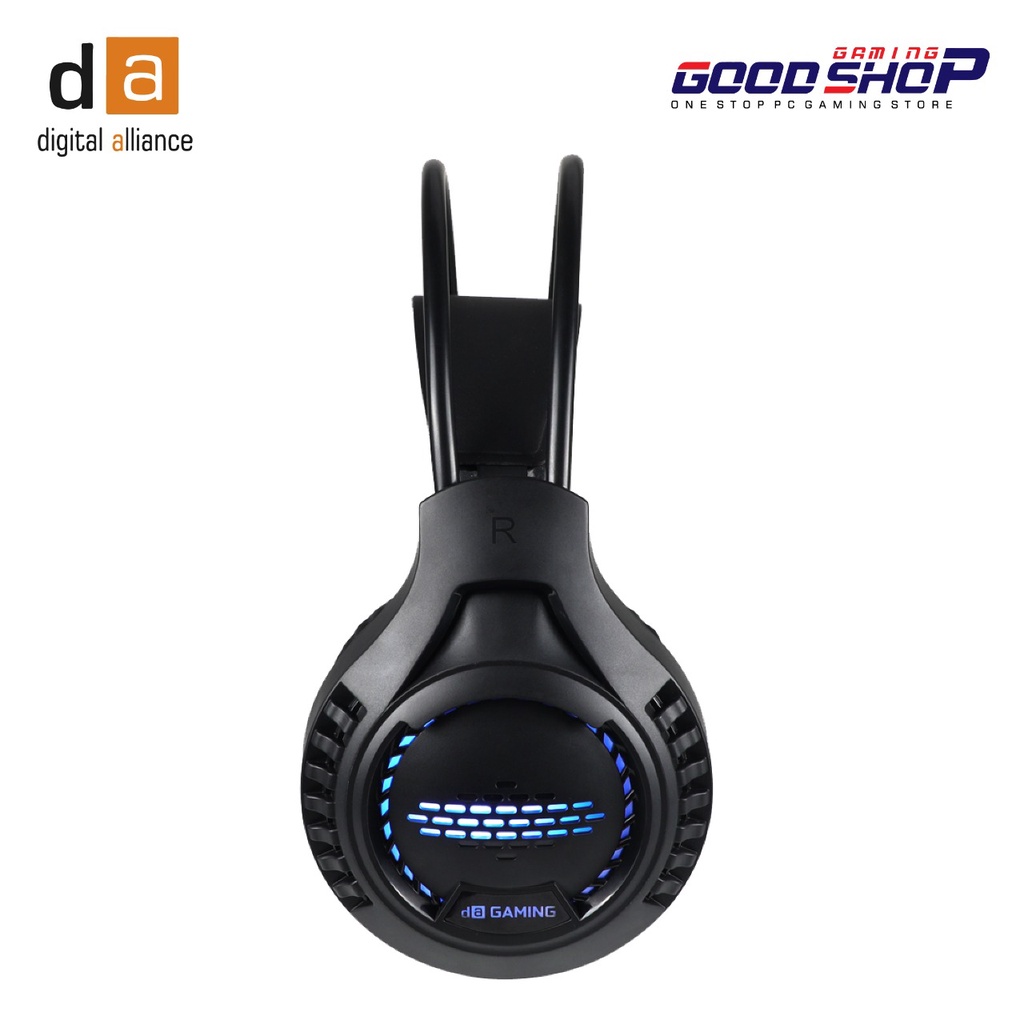 Digital Alliance Headset Gaming VIVID RGB LED Wired - Gaming Headset