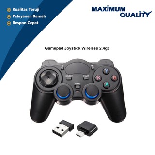 Gamepad Joystick Wireless 2.4 GHz untuk STB - smart tv