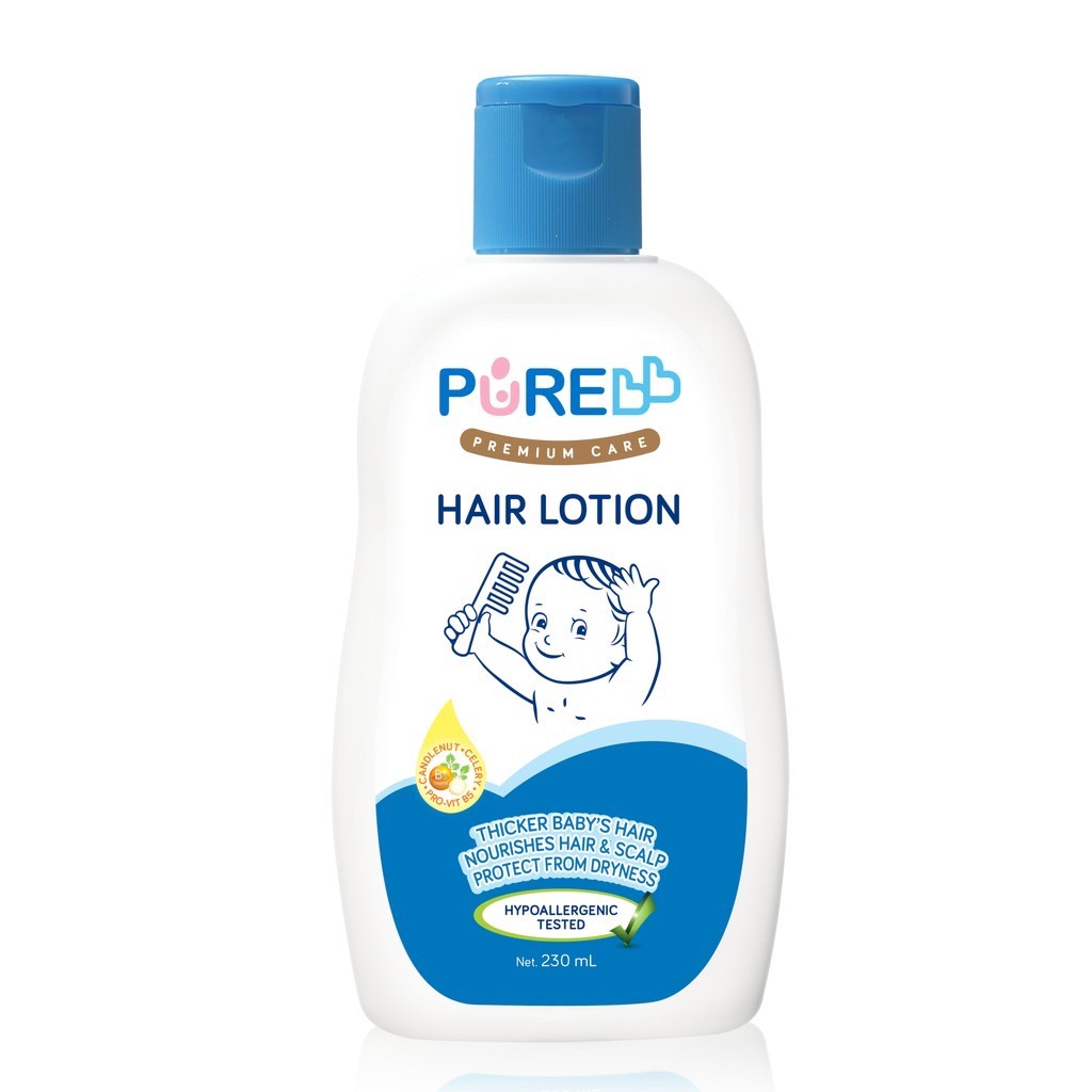 Pure baby hair lotion