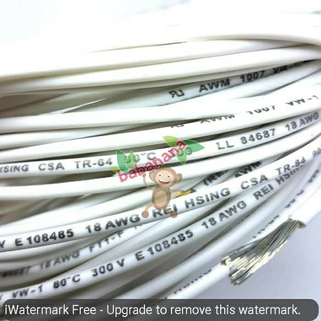 Kabel 18 AWG Rei Hsing per meter