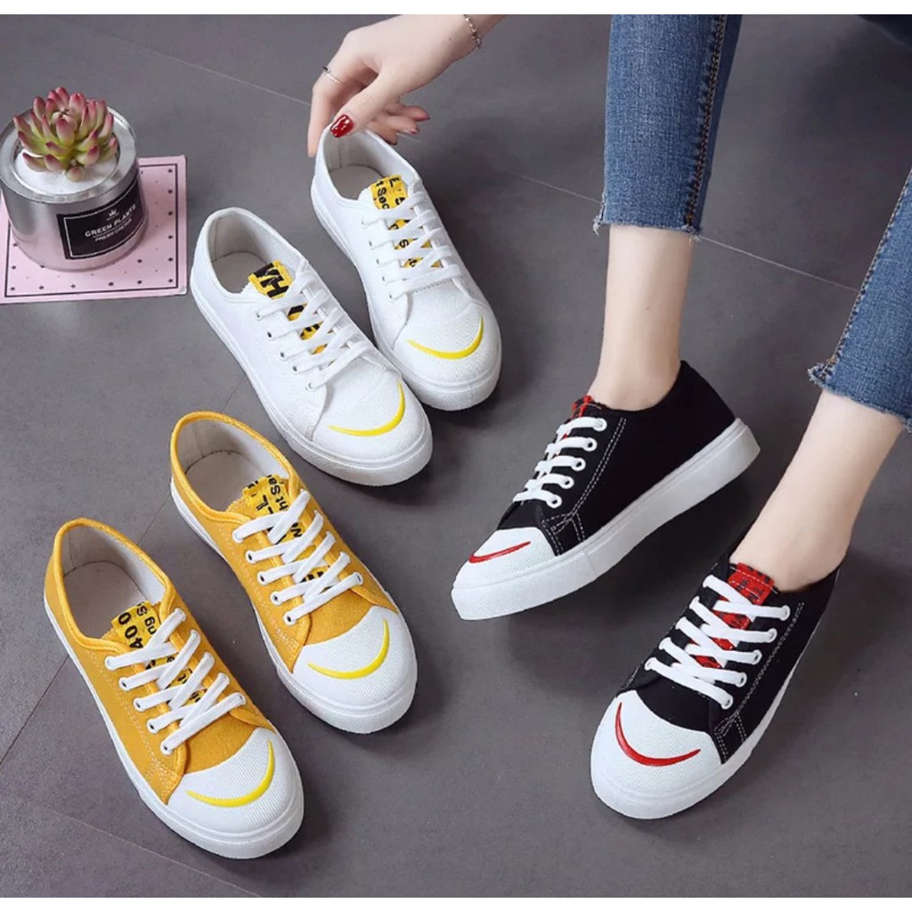 Sepatu Sneakers Wanita Angela Fashion Casual  AS132