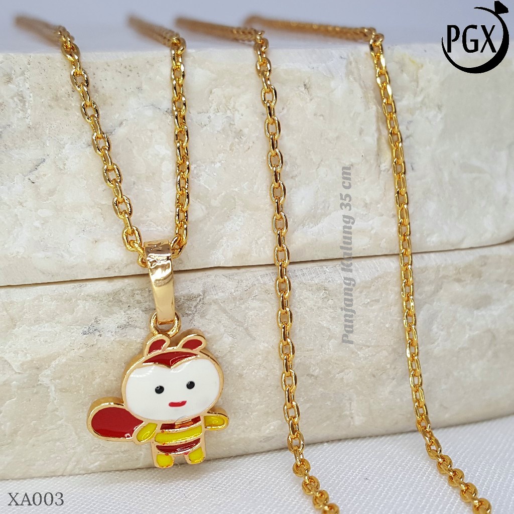 PGX Kalung Anak Perempuan Xuping Lapis Emas Aksesoris Fashion Perhiasan Premium - XA003