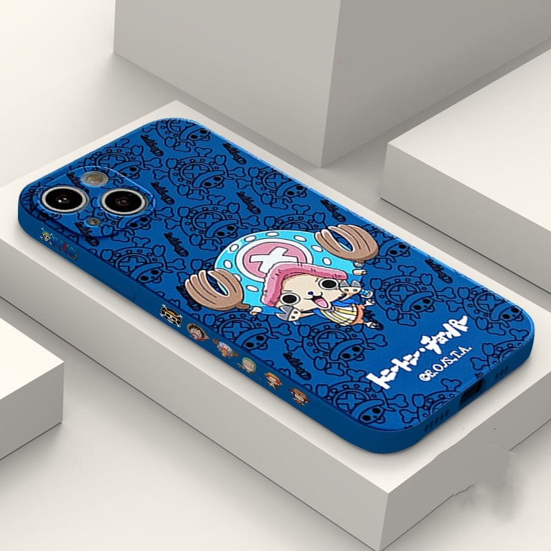 Soft Case Motif Kartun Luffy Untuk Iphone 13 12 11 Pro Max X Xs Max Xr 7 8 Plus Se2020