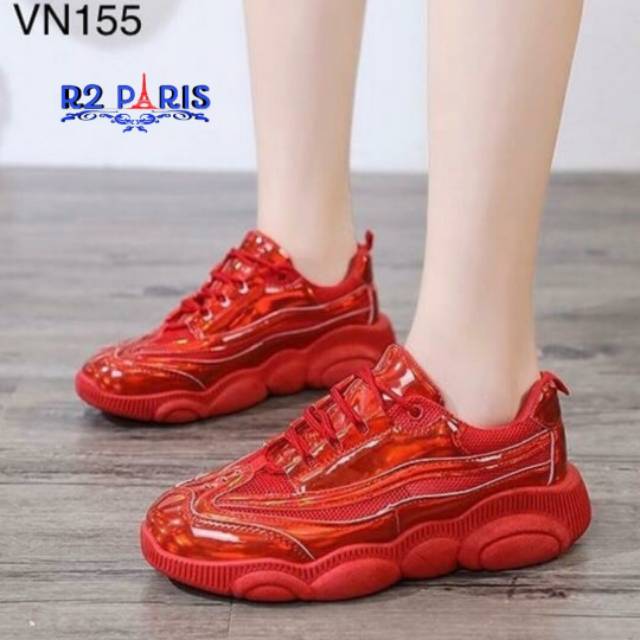 ZPT-Sepatu sneakers kanvas wanita OF-49