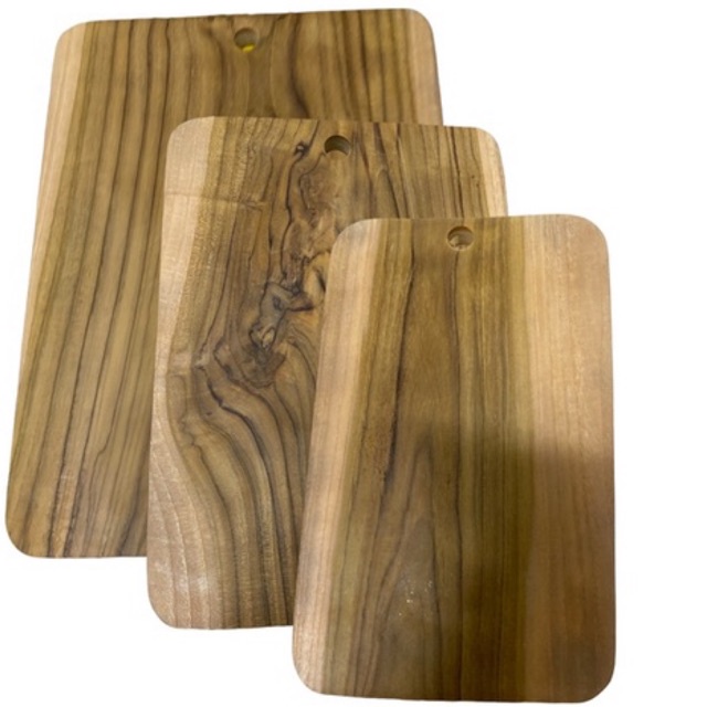 Wooden Cutting Board / Talenan Kayu Jati Kotak