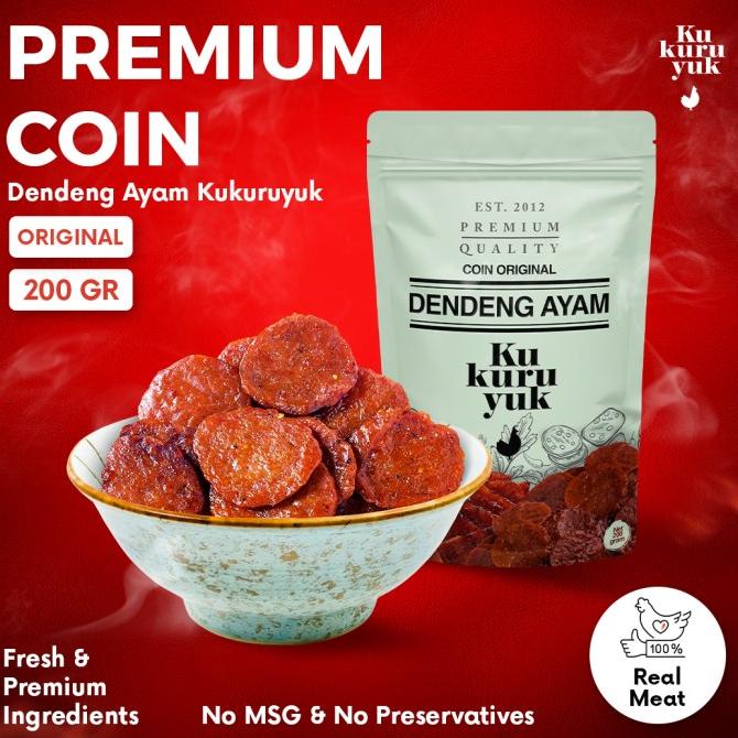 

vaargavaldian5678 [PREMIUM COIN] Rasa Original/Honey - 200 Gram - Dendeng Ayam Kukuruyuk TERLARIS TERPERCAYA ORIGINAL