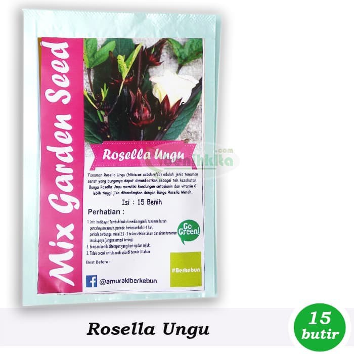 MURAH Benih-Bibit Rosella Ungu (Mix Garden) NEW