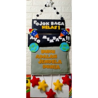 Jual Hiasan Dinding Kelas Pojok Baca Hiasan Kelas Hanging Door Shopee Indonesia