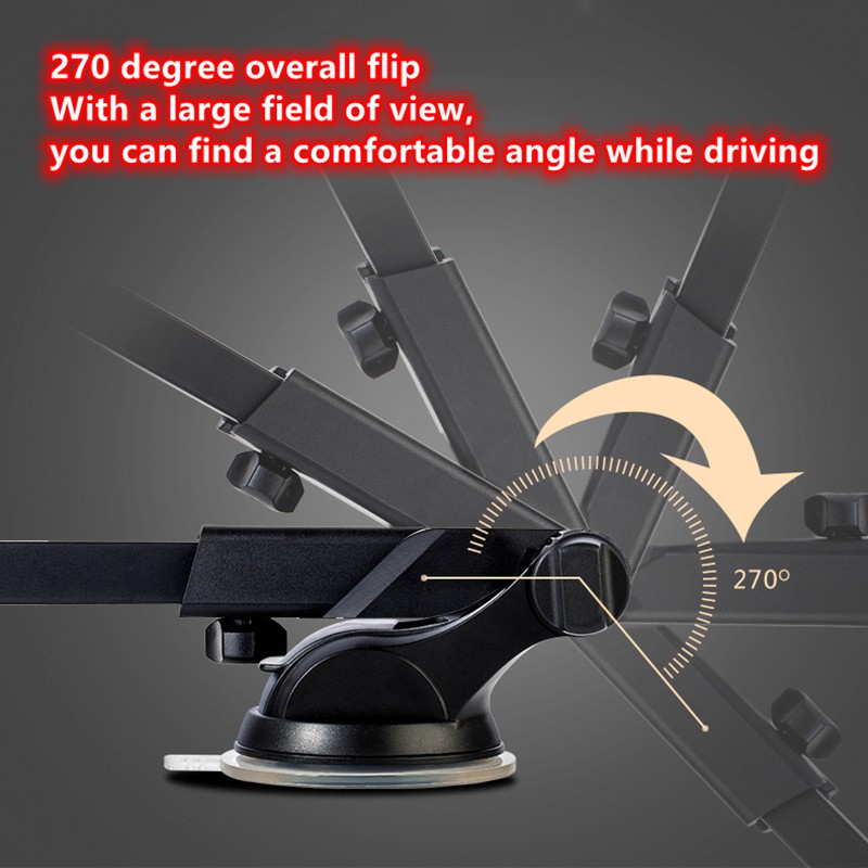 Car mobile phone holder car supplies navigation support paste suction cup type 360° stereo rotation