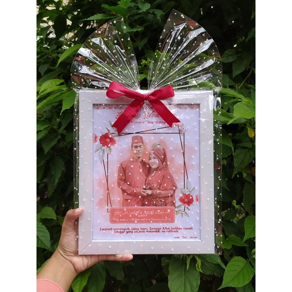 (K) BINGKAI ANTI PECAH Bingkai artwork Buket/paket/bingkisan Snack Ulang Tahun/Ultah/ Wisuda/Kado/Hadiah
