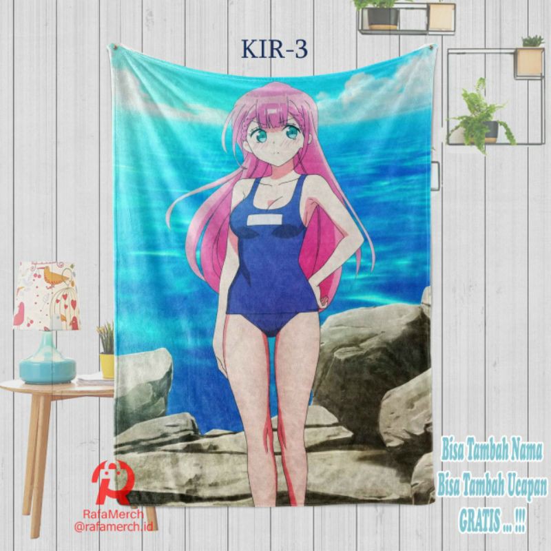 selimut anime - selimut kirisu mafuyu - khirisu mafuyu - waifu kirisu - selimut - anime