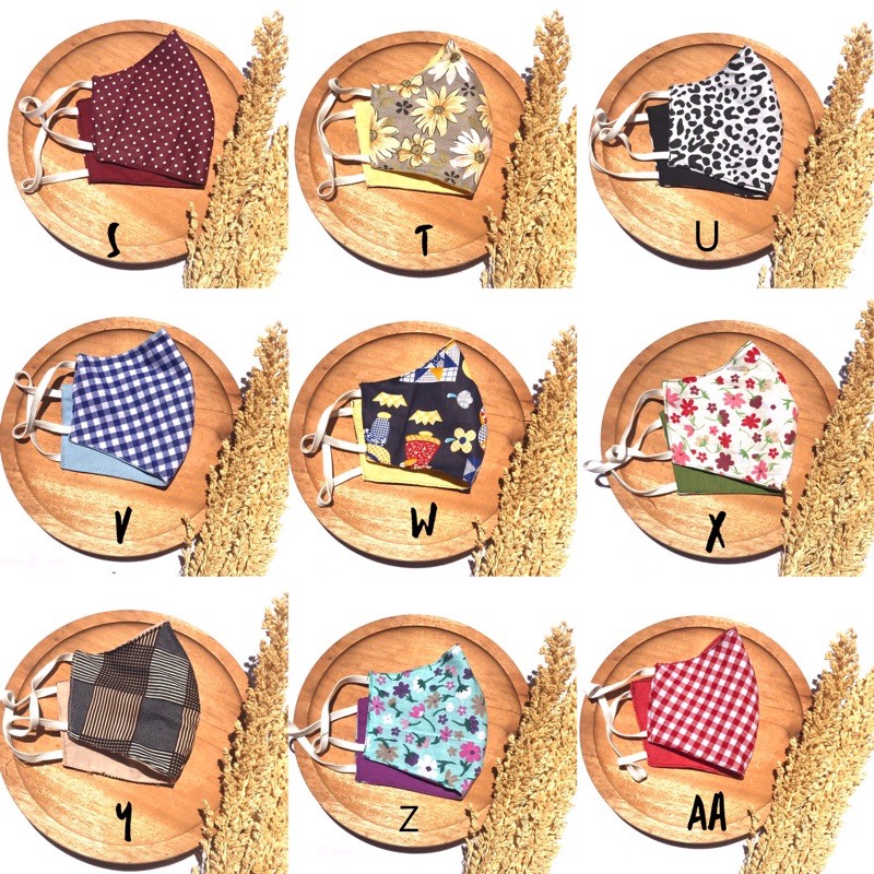 MSKR REUSABLE PART 2/masker kain/masker bolak balik