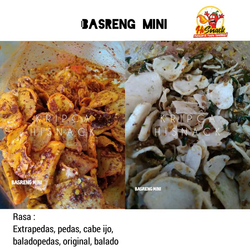 BASRENG MINI CIKRUH PEDAS DAUN JERUK MURAH  250gr-2