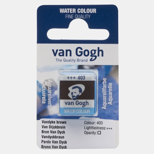 

VAN GOGH Water Colour Pan - Series Brown